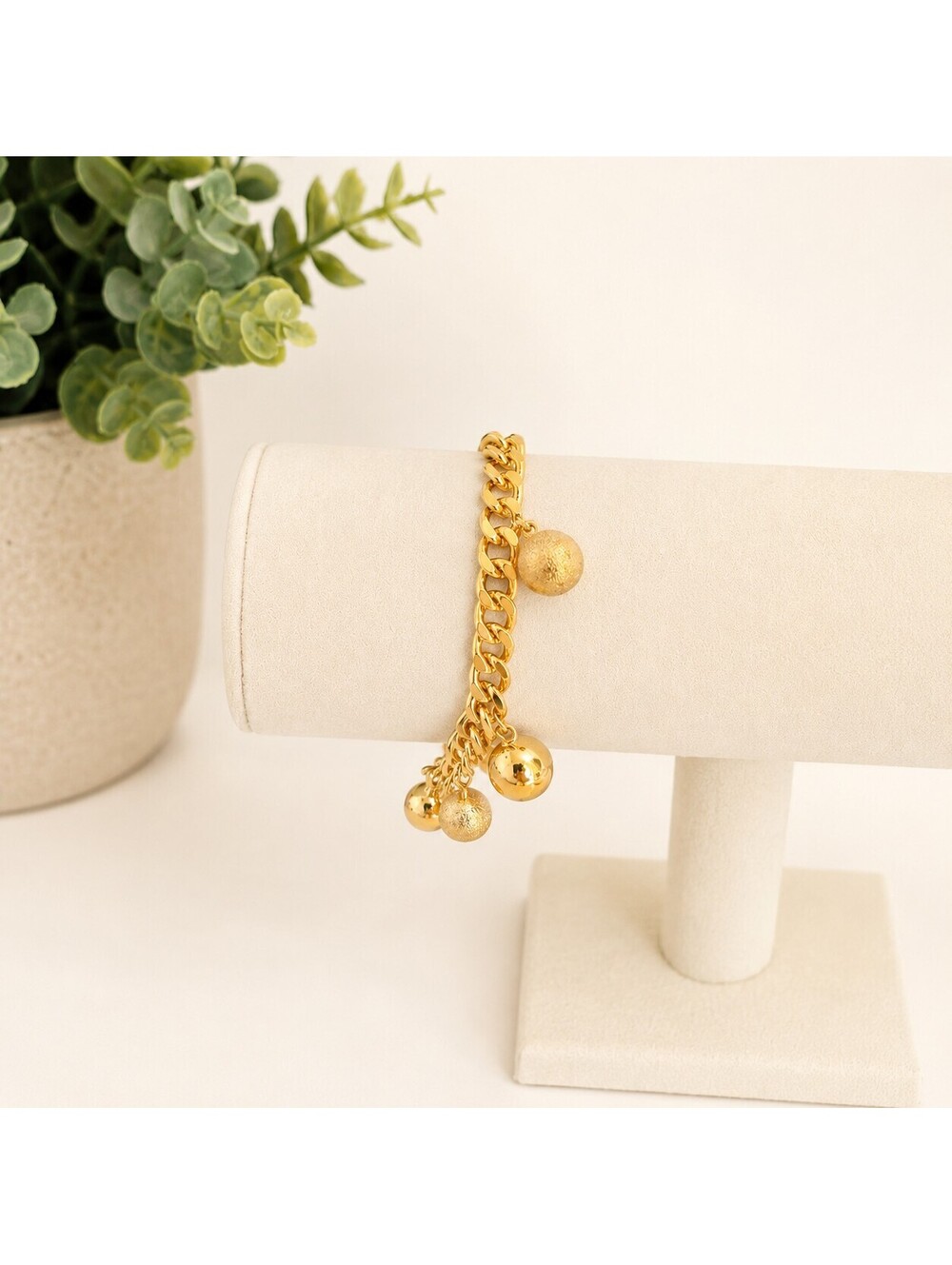 Gold Plated Charm Bracelet